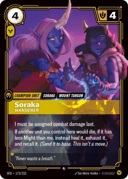 Soraka Wanderer (Spiritforged)  - Foil