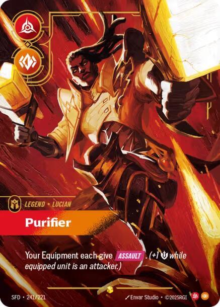 Lucian Purifier Overnumbered (Spiritforged)  - Foil