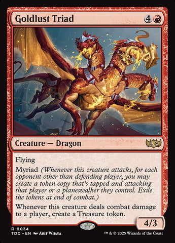 Goldlust Triad 34 (Commander: Tarkir: Dragonstorm) 