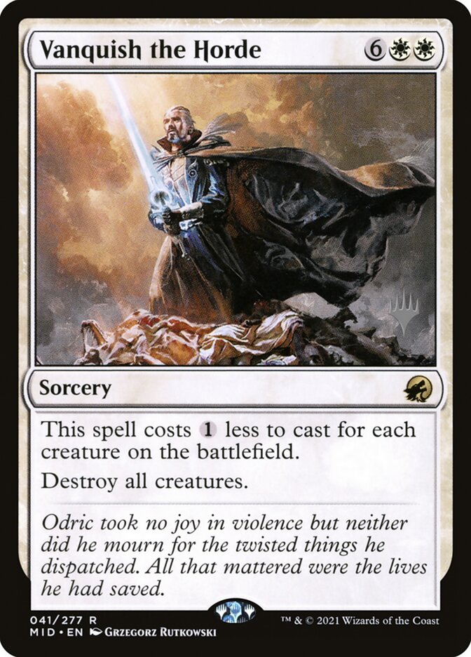Vanquish the Horde 41p/171 (Promo Pack: Innistrad: Midnight Hunt) 