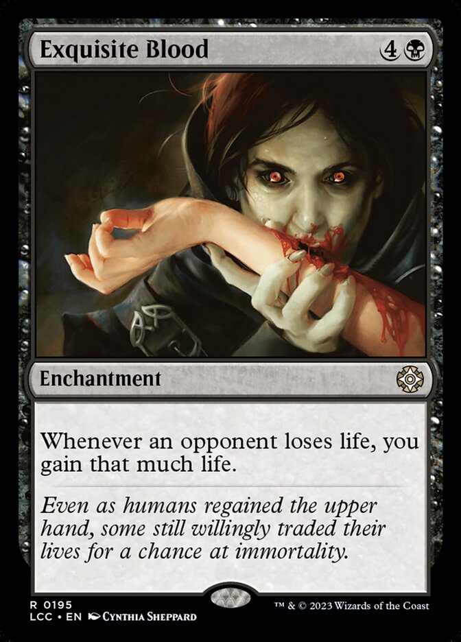 Exquisite Blood 195 (Commander: The Lost Caverns of Ixalan) 