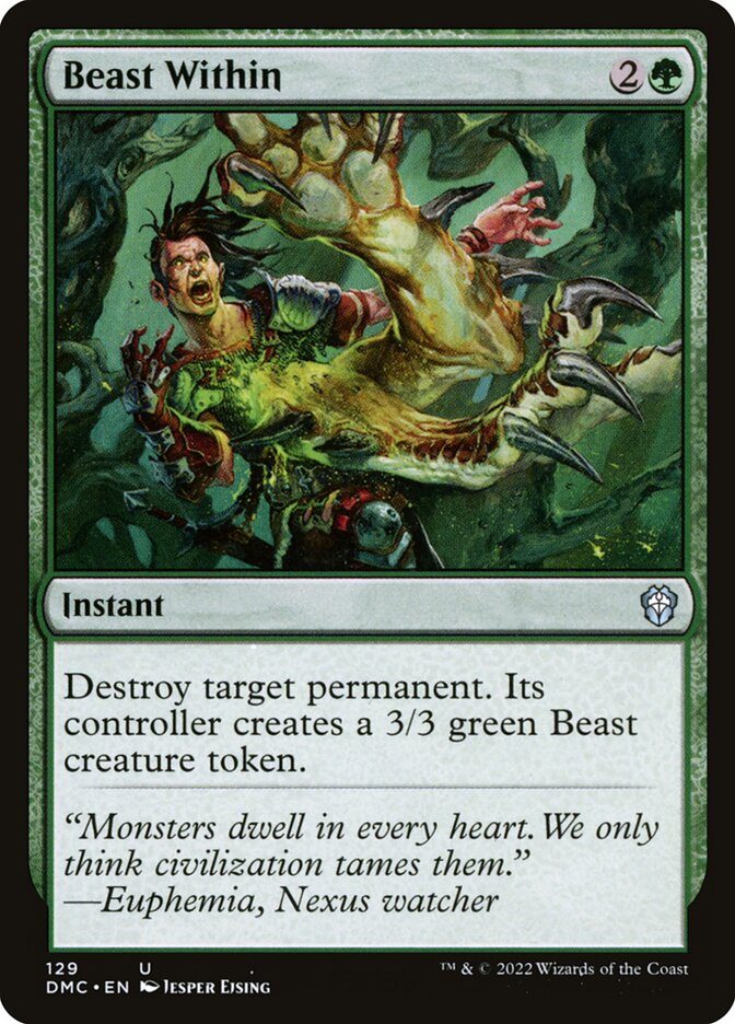 Beast Within 129/50 (Commander: Dominaria United) 