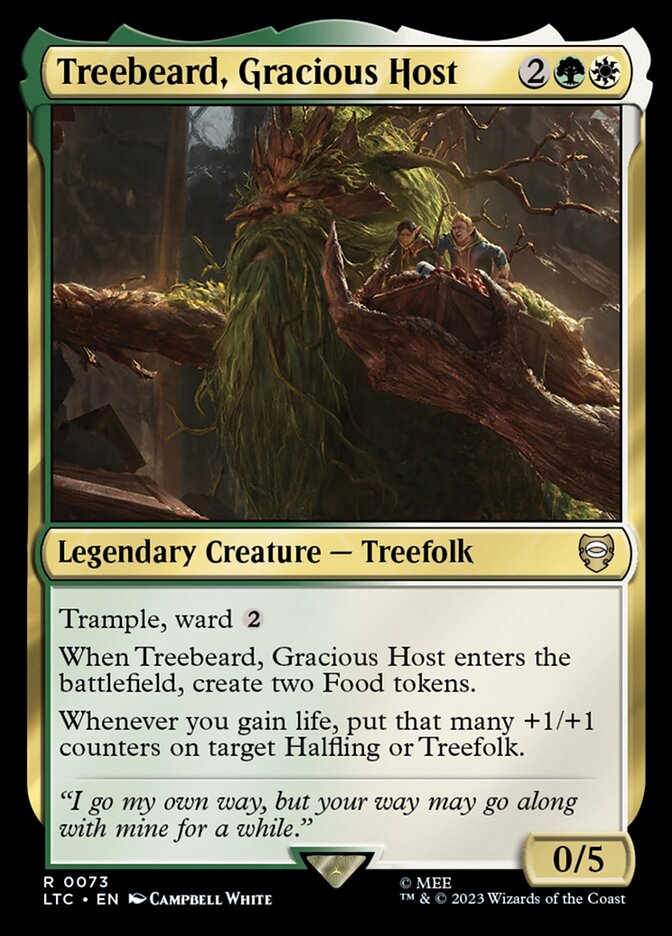 Treebeard Gracious Host 73 (Commander: The Lord of the Rings: Tales of Middle-earth) 