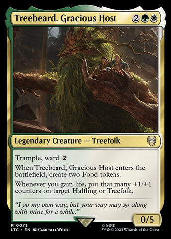 Treebeard Gracious Host 73 (Commander: The Lord of the Rings: Tales of Middle-earth) 