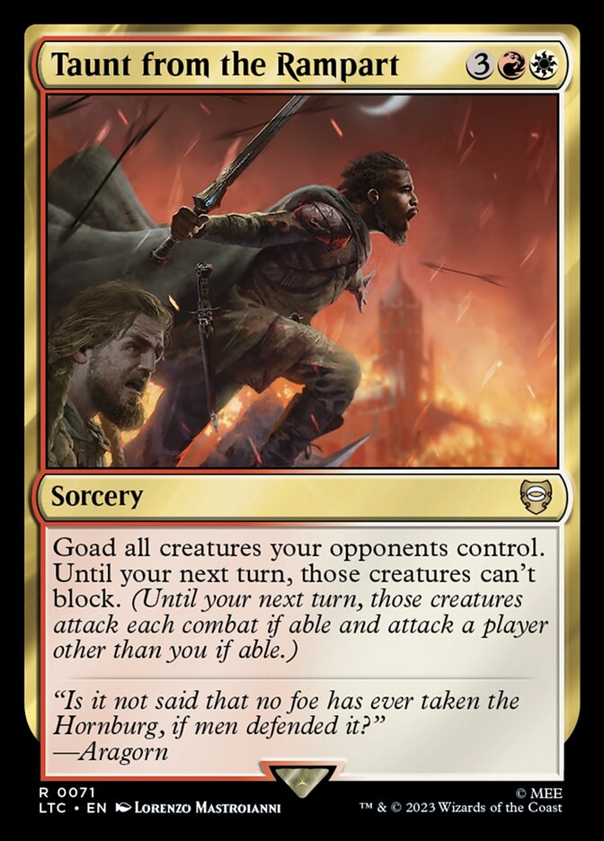 Taunt from the Rampart (Commander: The Lord of the Rings: Tales of Middle-earth) 