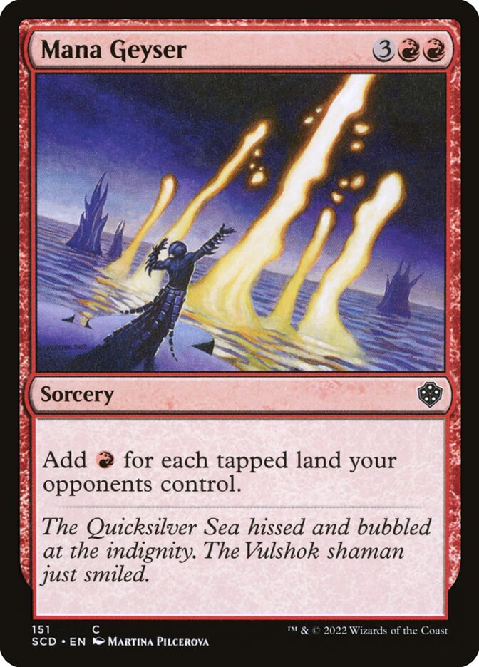 Mana Geyser 151/352 (Starter Commander Decks) 