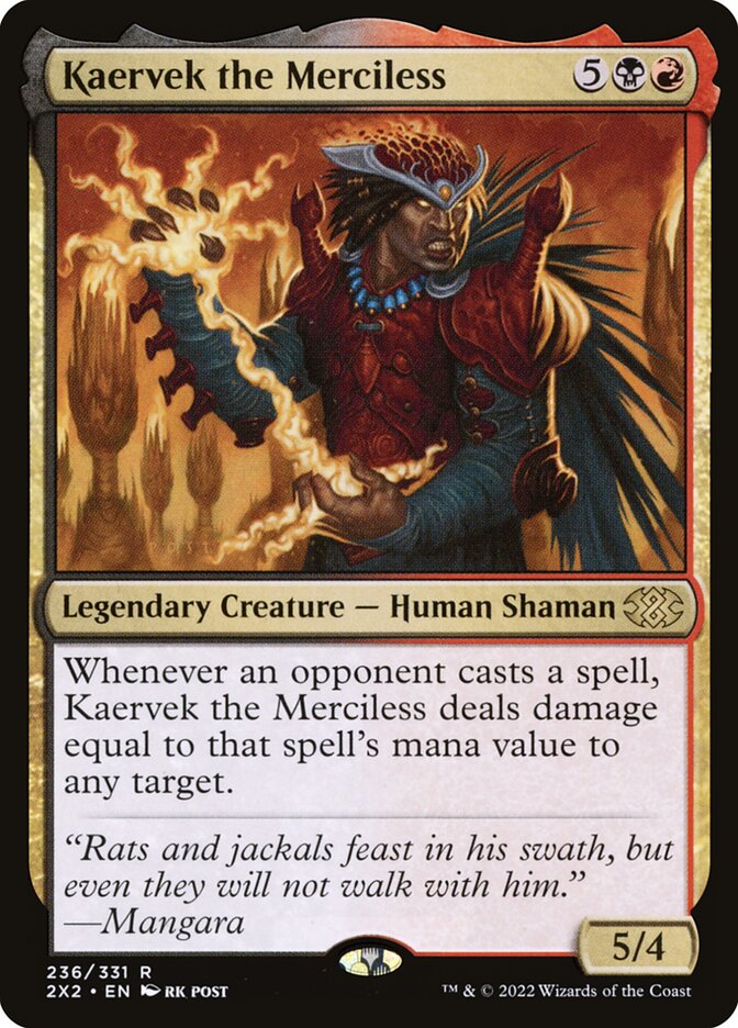 Kaervek the Merciless (Double Masters 2022)  - undefined