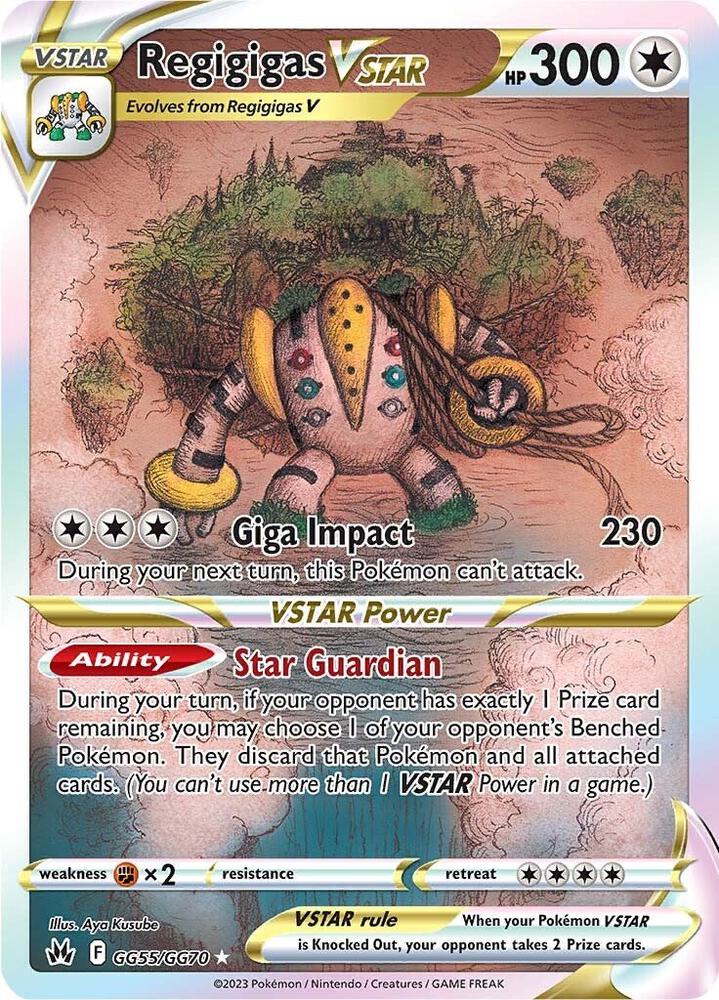 Regigigas VSTAR GG55/GG70 (SWSH: Crown Zenith: Galarian Gallery)  - Holofoil