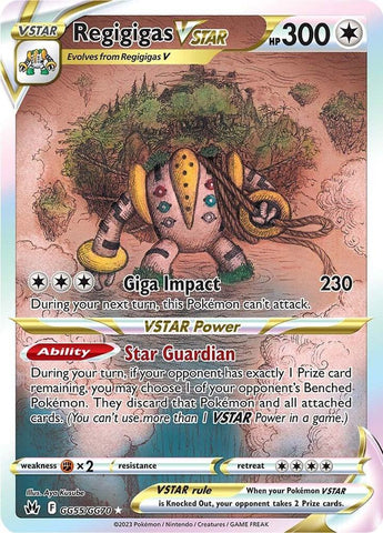 Regigigas VSTAR GG55/GG70 (SWSH: Crown Zenith: Galarian Gallery)  - Holofoil