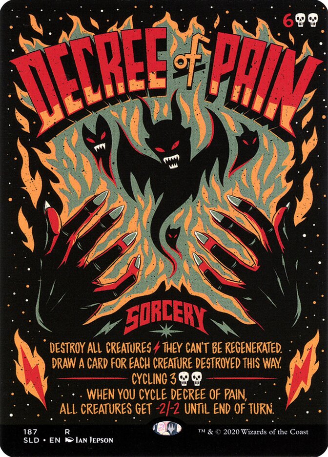 Decree of Pain 187 (Secret Lair Drop Series)  - Borderless