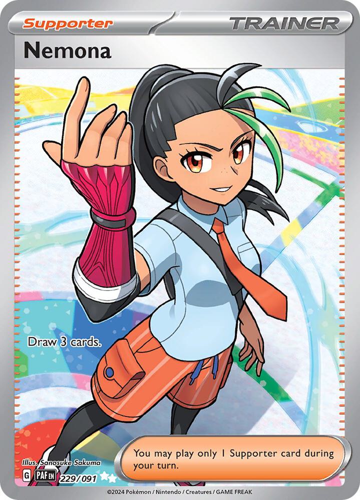 Nemona 229/091 (SV: Paldean Fates)  - Holofoil