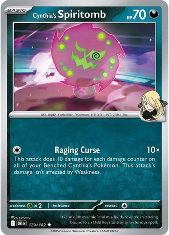 Cynthia's Spiritomb 129/182 (SV10: Destined Rivals) 