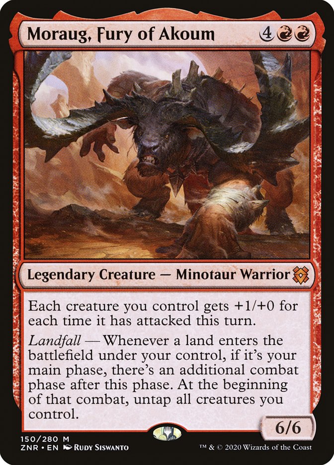 Moraug, Fury of Akoum 150/280 (Zendikar Rising) 