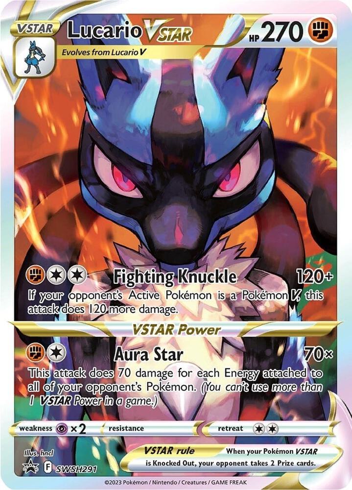 Lucario VSTAR SWSH291 (SWSH: Sword & Shield Promo Cards)  - Holofoil