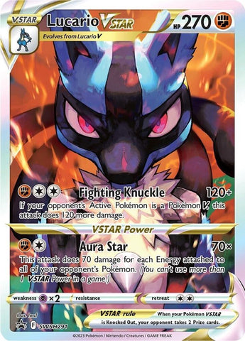 Lucario VSTAR SWSH291 (SWSH: Sword & Shield Promo Cards)  - Holofoil