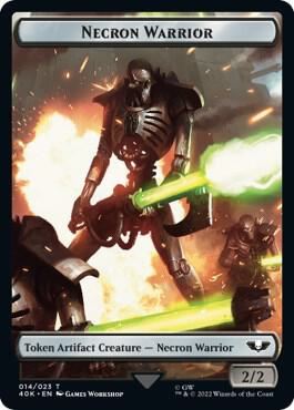 Necron Warrior Insect Double Sided Token 14 // 22 (Universes Beyond: Warhammer 40,000) 