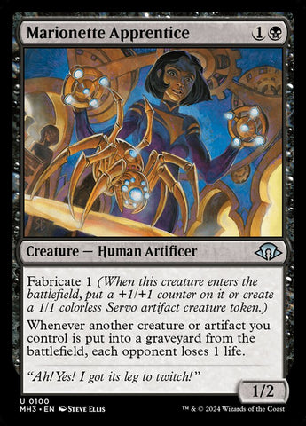Marionette Apprentice 100 (Modern Horizons 3)  - Foil
