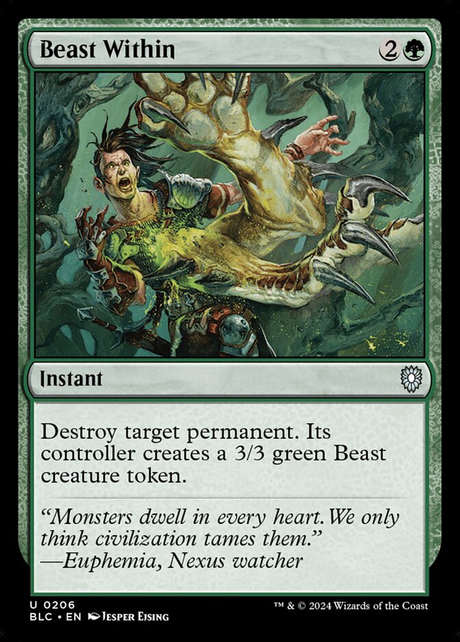 Beast Within 206 (Commander: Bloomburrow) 