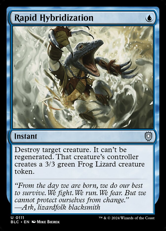 Rapid Hybridization 111 (Commander: Bloomburrow) 