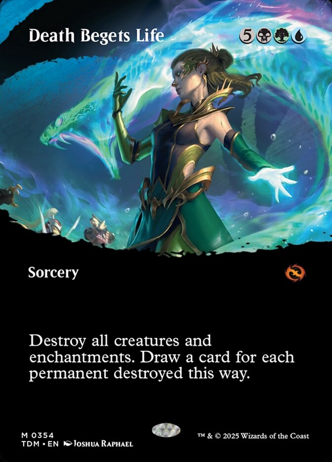 Death Begets Life 354 (Tarkir: Dragonstorm)  - Foil
