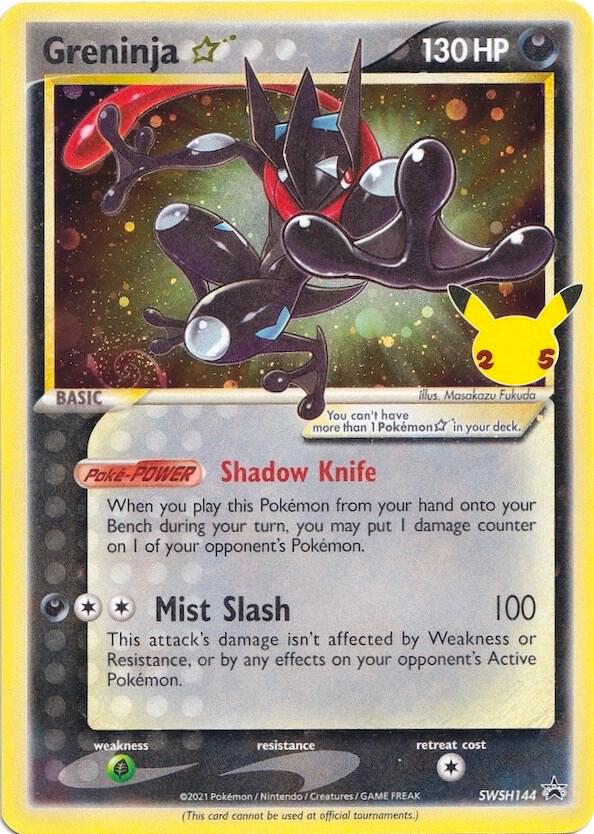 Greninja Star SWSH144 (SWSH: Sword & Shield Promo Cards)  - Holofoil