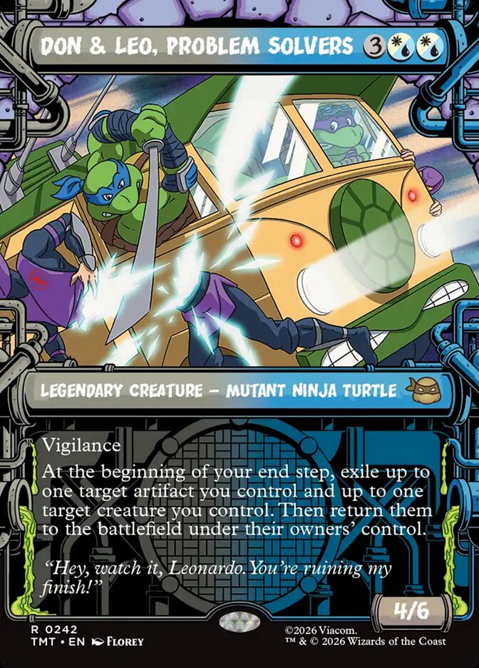 Don and Leo, Problem Solvers 242/260 (Teenage Mutant Ninja Turtles)  - Showcase