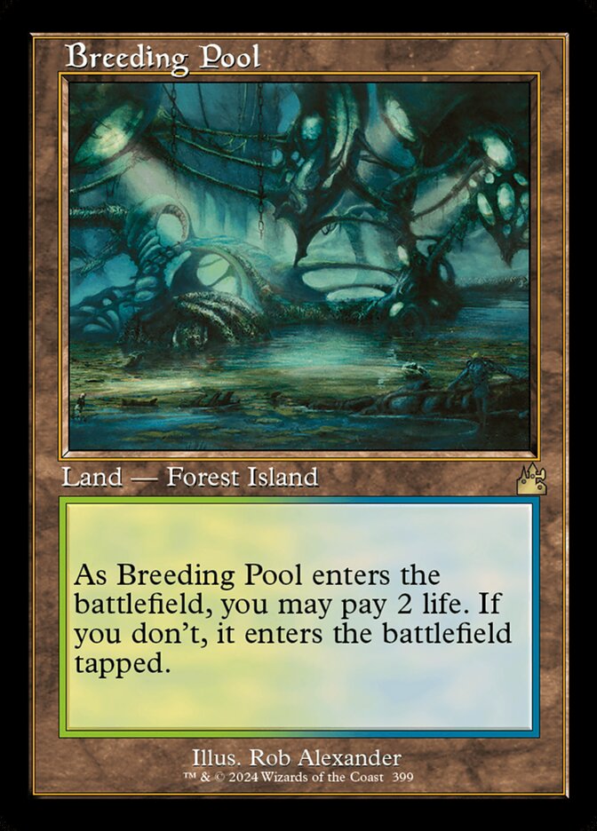 Breeding Pool Retro Frame 399 (Ravnica Remastered)  - Retro