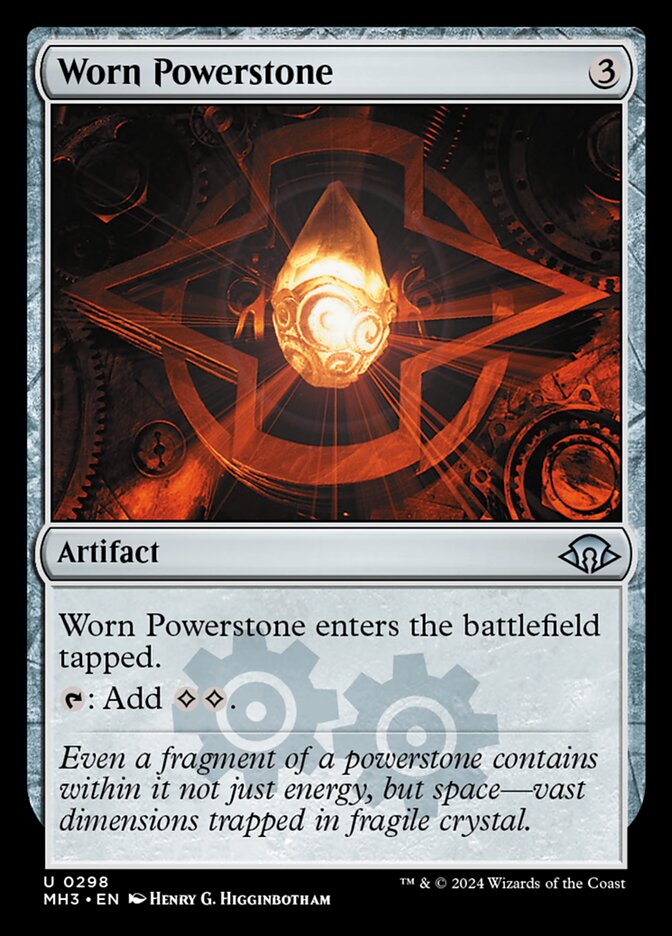 Worn Powerstone 298/319 (Modern Horizons 3)  - Foil