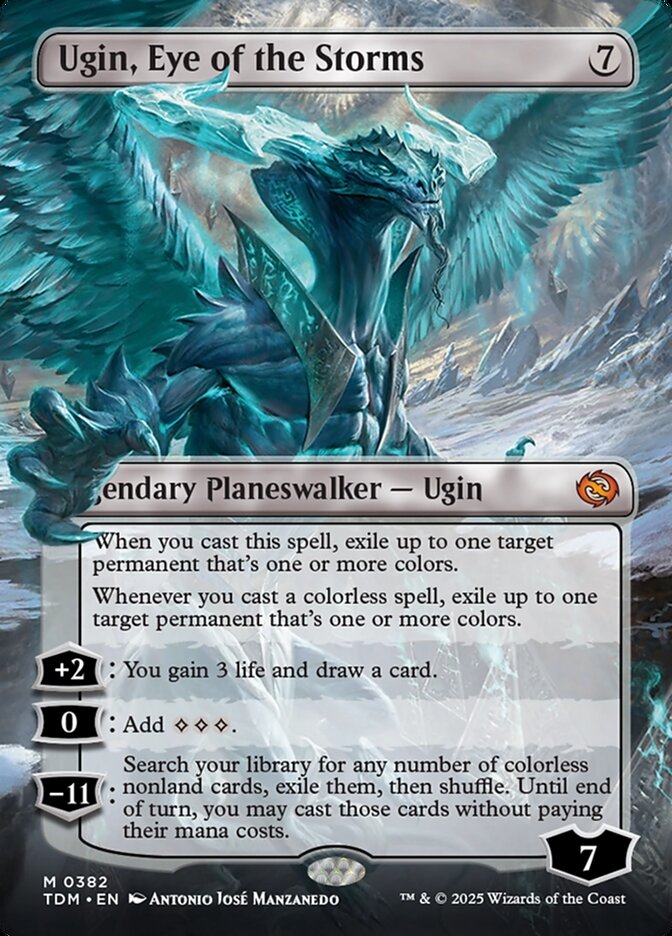 Ugin, Eye of the Storms 382 (Tarkir: Dragonstorm)  - Borderless