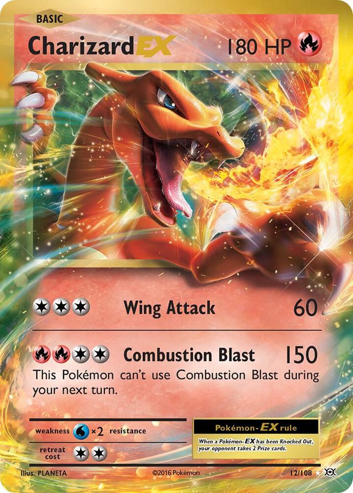 Charizard EX 12/108 (XY - Evolutions)  - Holofoil