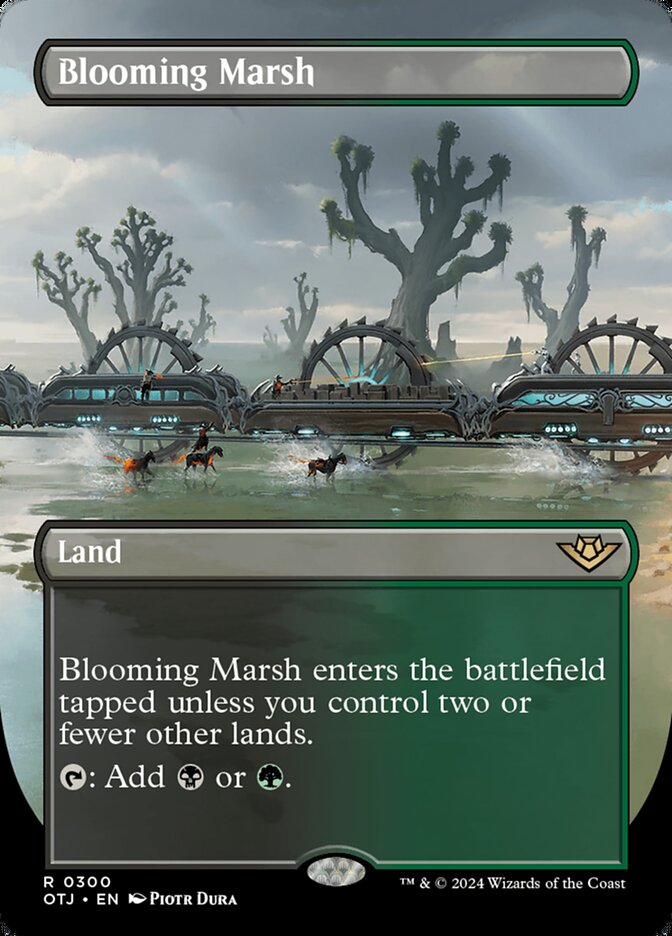 Blooming Marsh 300 (Outlaws of Thunder Junction)  - Borderless Foil