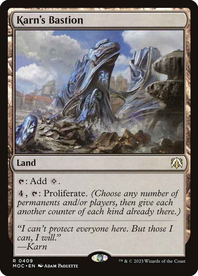Karn's Bastion 409 (Commander: March of the Machine) 