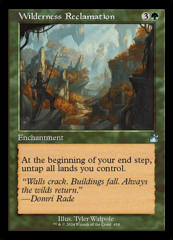 Wilderness Reclamation 458 (Ravnica Remastered)  - Foil