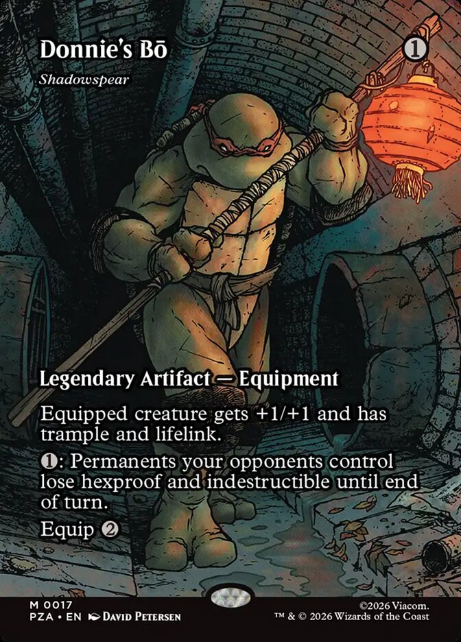 Donnies' Bō Shadowspear 17 (Teenage Mutant Ninja Turtles Source Material)  - Foil