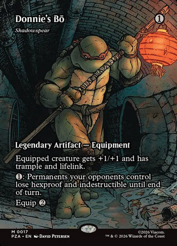 Donnies' Bō Shadowspear 17 (Teenage Mutant Ninja Turtles Source Material)  - Foil