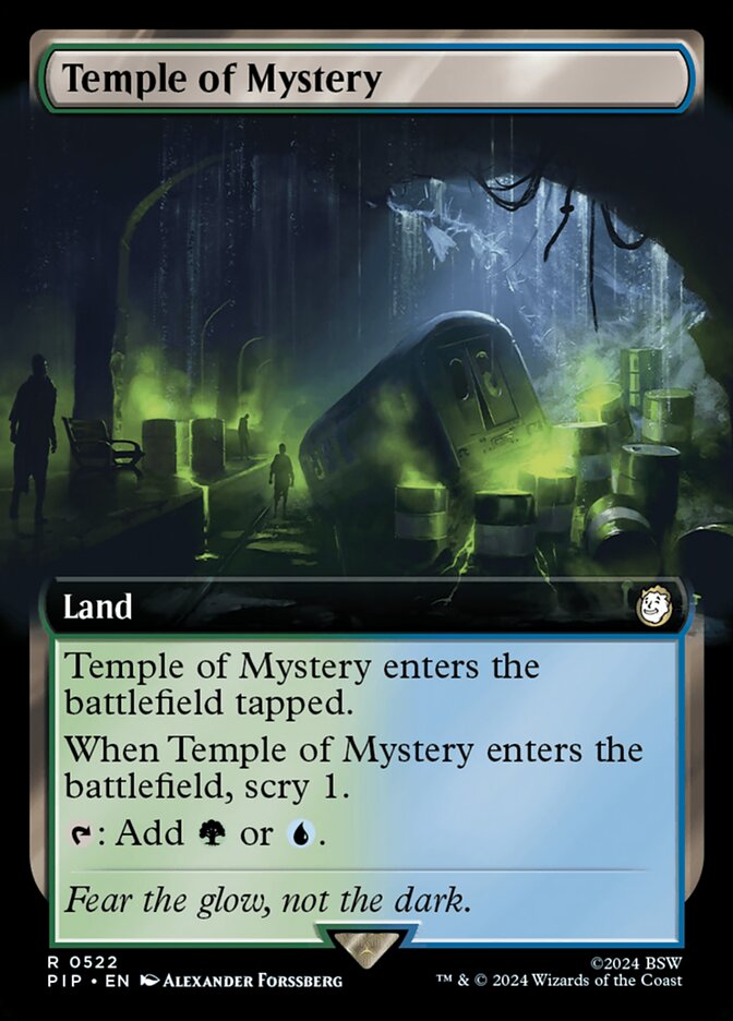 Temple of Mystery 522/326 (Universes Beyond: Fallout)  - Extended Art