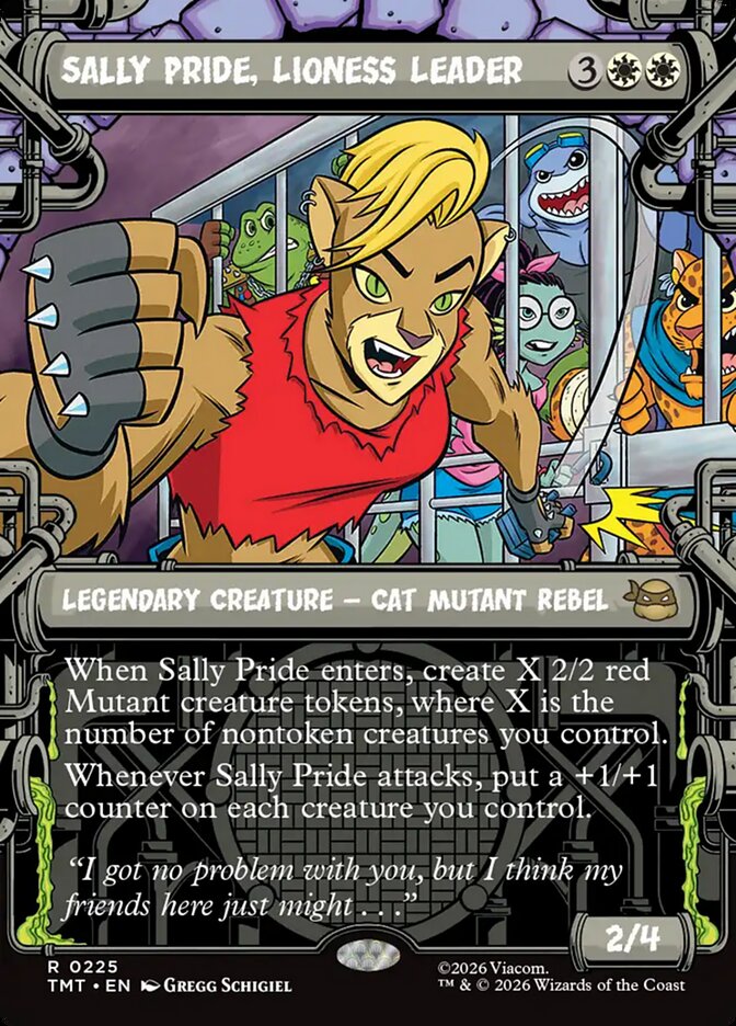Sally Pride, Lioness Leader (Teenage Mutant Ninja Turtles) 