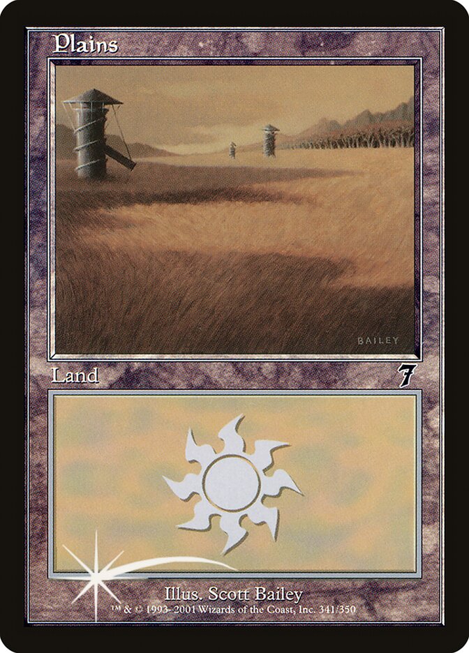 Plains 341★/350 (7th Edition)  - Foil