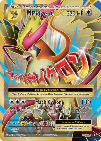 M Pidgeot EX 105/108 (XY - Evolutions)  - Holofoil
