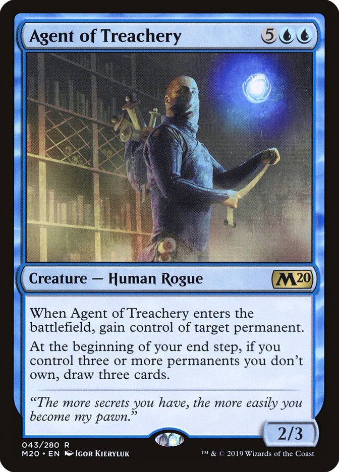 Agent of Treachery 43/280 (Core Set 2020) 