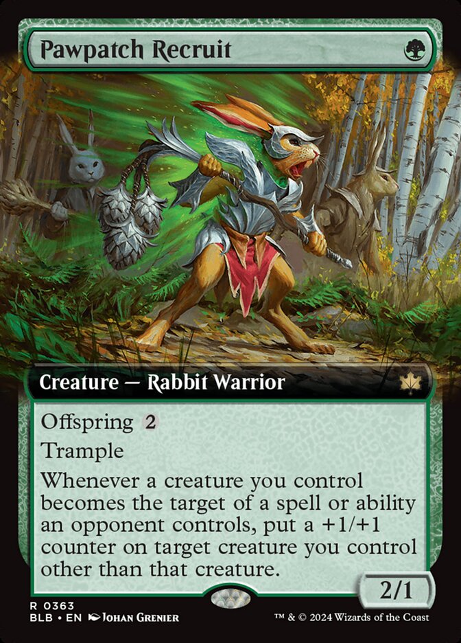 Pawpatch Recruit 363 (Bloomburrow)  - Extended Art