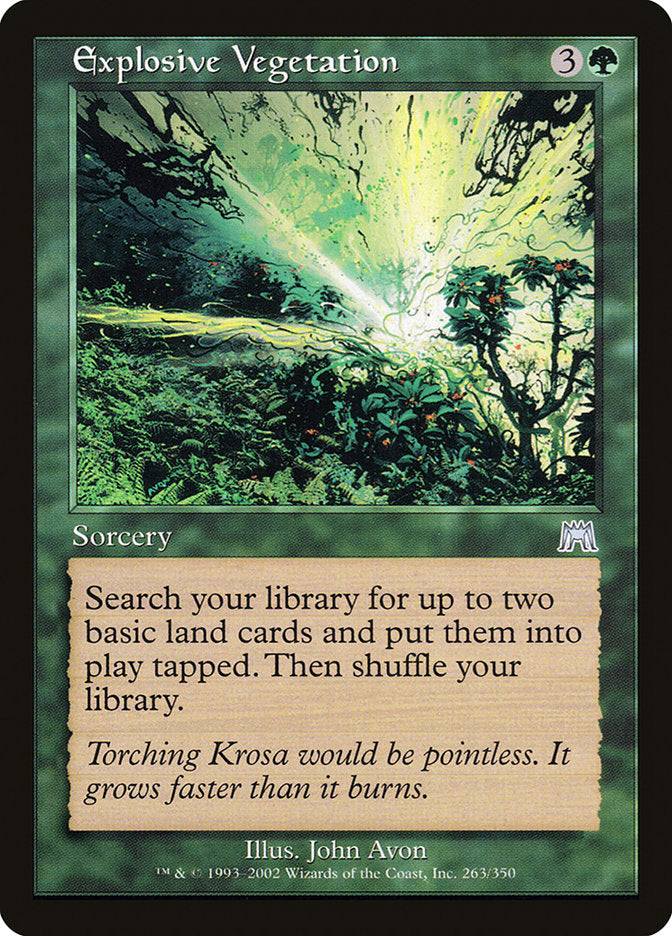 Explosive Vegetation 263/350 (Onslaught) 