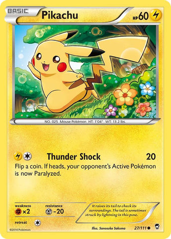 Pikachu 27/111 (XY - Furious Fists) 