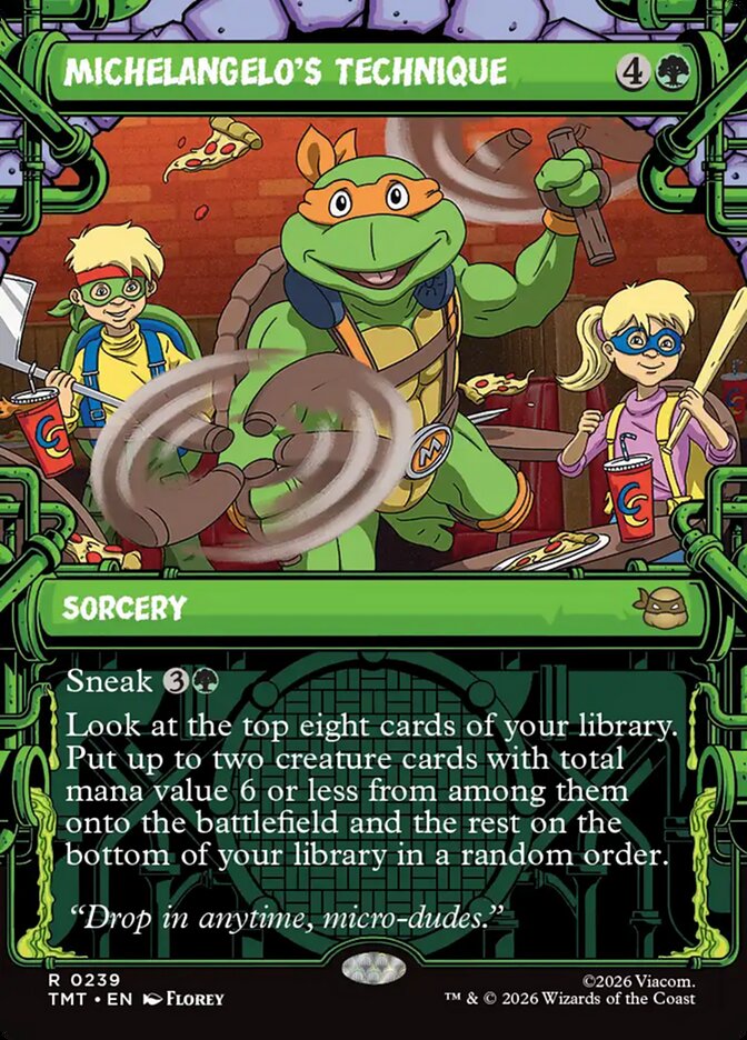 Michelangelo's Technique (Teenage Mutant Ninja Turtles) 