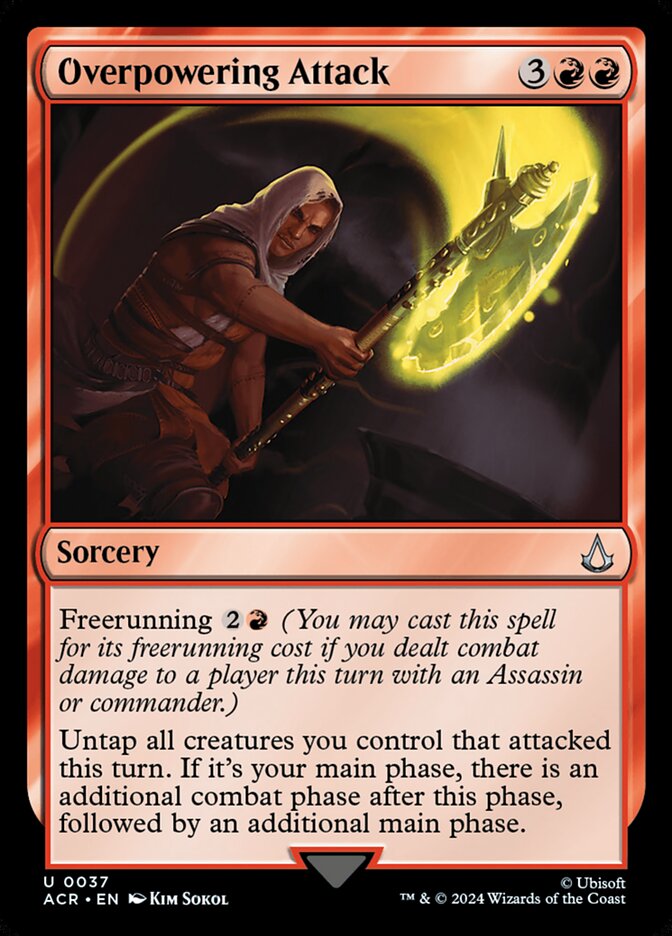 Overpowering Attack 37 (Universes Beyond: Assassin's Creed)  - Foil