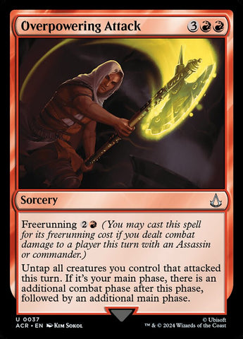 Overpowering Attack 37 (Universes Beyond: Assassin's Creed)  - Foil