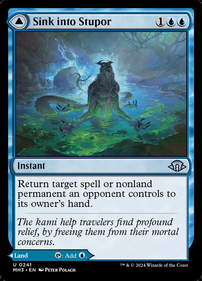 Sink into Stupor // Soporific Springs 241 (Modern Horizons 3)  - Foil