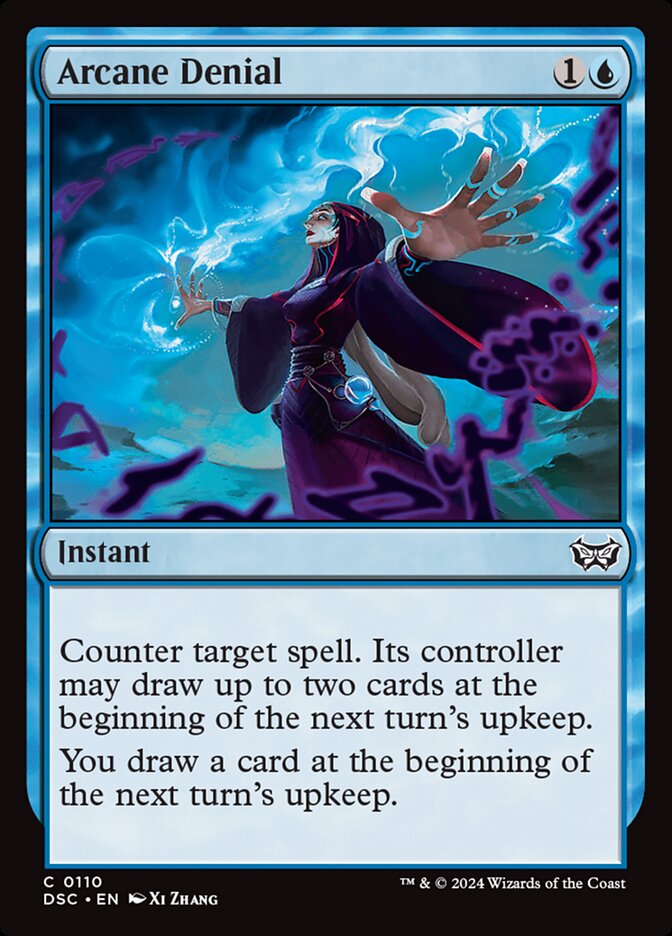 Arcane Denial (Commander: Duskmourn: House of Horror) 