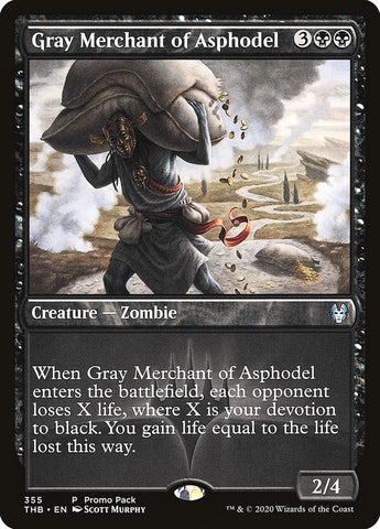 Gray Merchant of Asphodel 355 (Promo Pack: Theros Beyond Death) 