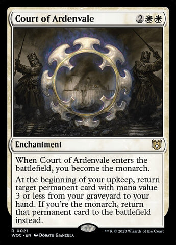 Court of Ardenvale 21 (Commander: Wilds of Eldraine) 